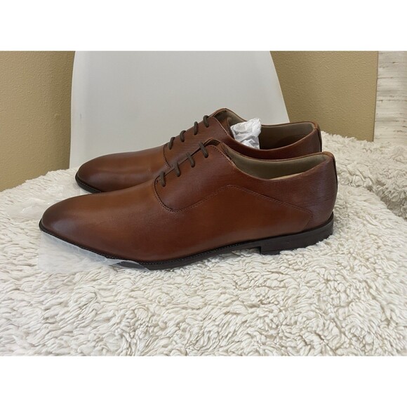 NIB ALDO Morio Men\'s Dapper Oxford Shoes Brown Size 13 Laces Closed Round Toe main image 9